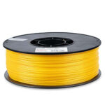 Inland 1.75mm Yellow ABS 3D Printer Filament, Dimensional Accuracy +/- 0.03 mm – 1kg Spool (2.2 lbs)
