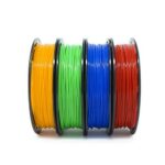Gizmo Dorks – 4 Color Pack – ABS Filament Bundle (2.85mm) Blue, Green, Orange, Red