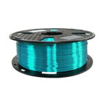 Silk PLA Shiny Cyan Blue PLA Filament 1.75 mm 3D Printer Filament 1KG 2.2LBS Spool Silky Shiny Metallic Cyan Metal Gold…