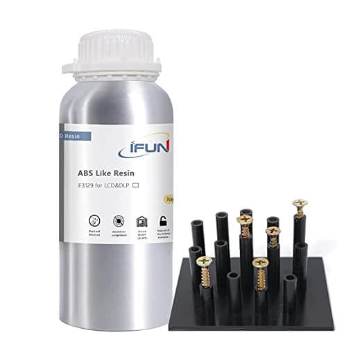 IFUN ABS Like Resin 3D 405nm LCD DLP Printer High Impact High Tough Strength HiTemp Rapid SLA UV 3D Printing Liquid…