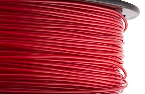 HATCHBOX ABS 3D Printer Filament, Dimensional Accuracy +/- 0.03 mm, 1 kg Spool, 1.75 mm, Red
