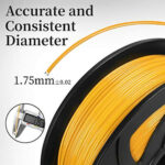 UNIDO 3D Printing Consumables 1kg Spool (2.2lbs) Dimensional Accuracy +/- 0.02 mm, Combines The advantages of PLA & ABS…