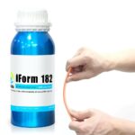 iForm 182 ABS-Like 3D Printer Resin Rapid LCD UV-Curing Resin 405nm Standard Photopolymer Resin for LCD 3D Printer 1kg，3D Printing Liquid White Color.