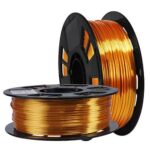Silk Metallic Gold PLA 1.75mm 3D Printer Filament, 1kg Spool (2.2lbs) 3D Printing Material, for FDM Printer