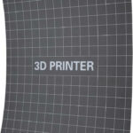 ASHATA 3D Printer Accessories, 3D Printer Removable Fiberglass Heatbed Build Plate + Platform Sticker for Ender-3 (220220mm)