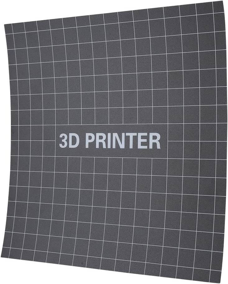ASHATA 3D Printer Accessories, 3D Printer Removable Fiberglass Heatbed Build Plate + Platform Sticker for Ender-3 (220220mm)