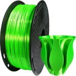 Shiny Silk Green PLA Filament 1.75 mm 3D Printer Filament 1KG 2.2LBS Spool 3D Printing Material Shine Silky Shiny Metal…