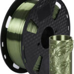 Silk Copper PLA Filament 1.75 mm 1KG 3D Printing Filament 2.2LBS Shine Silky Metallic Metal Copper Gold Silver Bronze…