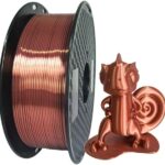 Silk Red Copper PLA Filament