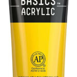 Liquitex BASICS Acrylic Paint, 4-oz tube, Cadmium Yellow Medium Hue