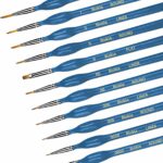  Model Paint Brush Set Miniature. Fine Detail Hobby Painting  Brush 4pc Size 0 Paintbrushes for Art Watercolor Acrylics Oil Warhammer  Paint Set. Nail Airplanes Art Craft Game DND Miniatures Figurines