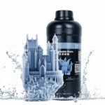 NOVA3D 3D Printer Resin Water Washable Lower Odor LCD UV-Curing Resin 405nm for 3D Printing, Black 500g