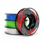 Gizmo Dorks PETG Filament for 3D Printers 1.75mm 200g, 4 Color Pack – Blue, Green, Transparent, Red