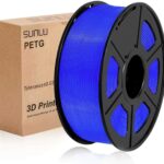 SUNLU PETG Filament 1.75, PETG 3D Printer Filament 1.75mm, Dimensional Accuracy +/- 0.02 mm, 1 kg/Spool, Blue