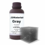 Specifically Formulated for DLP Flashforge, SprintRay, Envision Tec 1000g 3DMaterials Water Washable Resin (Gray) Made…