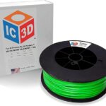 IC3D Natural 2.85mm ABS 3D Printer Filament – 2.5kg Spool – Dimensional Accuracy +/- 0.05mm – Professional Grade 3D…