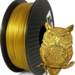 MUNNYGRUBBERS – Real-Gold-Like PLA 3D Printer Filament, 1 KG / 2.2 LB Spool, 1.75 mm Diameter, Dimensional Accuracy…