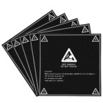 Aitrip 5pcs 220mm x 220mm (8.66’’ x 8.66’’) Heated Bed Sticker Printing Build Sheets Plate Tape Platform Sticker 3D Printing Build Surface Sheets for 3D Printer CR-10 CR-10S Lulzbot TAZ 6 Ender3