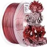 Amolen – Silk Shiny Red Silver PLA Filament
