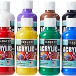 Sargent Art Acrylic Paint Set of 8 Assorted colors /8 fl oz, 64 Fl Oz total, Non-Fading, Rich Vivid Pigments, Brilliant Matte Finish, Fast Dry Formula, Non-Toxic