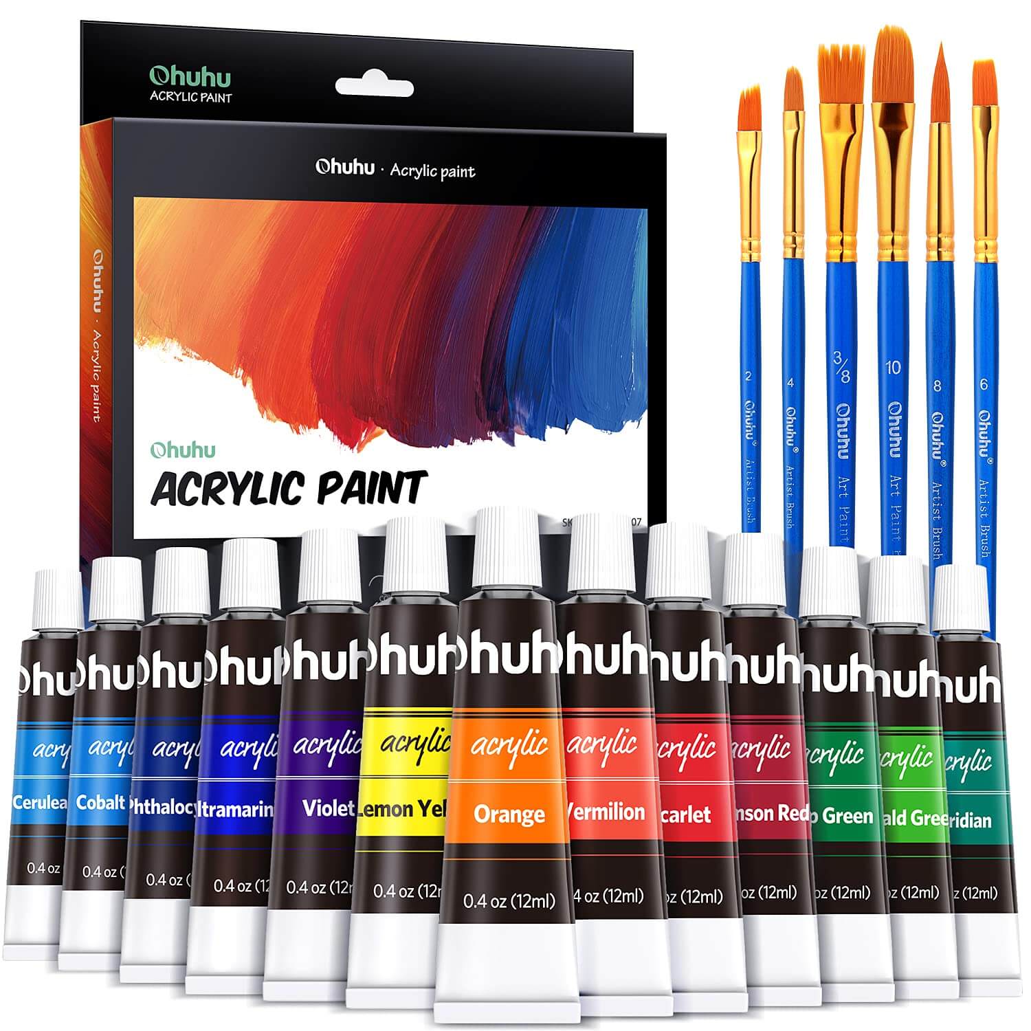 Crafts 4 All Acrylic Paint Set 24-pack of 12ml Art Paints for Canvas,  Painting Decorations, Wood, Ceramics and Fabrics -  Canada