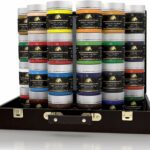 Acrylic Paint Set – 24 x 100ml Bottles with Storage Box – Lightfast – Heavy Body – Artist Quality Painting Set – Gift Set for Artists, Hobby Painters – Professional Art Supplies by MyArtscape