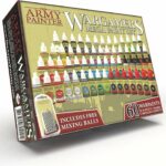 The Army Painter Miniature Painting Kit with 100 Rustproof Mixing Balls Model Paint Set with 60 Nontoxic Acrylic Paints for Wargamers Miniatures Hobby Paint Set – Model Paints for Plastic Models