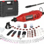 Power Rotary Tool Kit with Flex Shaft and Universal Keyless Chuck, 154pcs Accessories,Variable Speed Engraving, Drill Sanding, Cutting, Polishing for Engraver, Multi-Functional for Crafting Projects