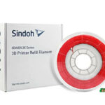 Sindoh 3DWOX 2X Flexible Red Filament (Compatible with 1X and 2X) (REF3DPFRE-R)