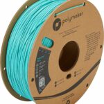Polymaker PLA Filament 1.75mm Teal PLA Filament 1kg High Rigidity Teal Filament Cardboard Spool – PolyLite PLA Teal 3D…