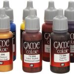 Vallejo Game Color Advanced Acrylic Paint Set – Assorted Colours (Pack of 16)