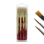 The Army Painter Hobby Brush Starter Set -Miniature Small Paint Brush Set of 3 Acrylic Paint Brushes-Includes Drybrush, Standard Model Paint Brush & Detail Fine Tip Paint Brush for Painting Miniatures