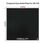 PopuSingTop 3D Printer Build Plate 255×245 mm Heat Bed Sticker for Creality CR-6 SE 3D Printer Platform Mat