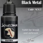 Scalecoor SC-63 Acrylic Black Metal 17ml