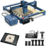 ATOMSTACK A20 Pro 20W Laser Engraver and Cutter with B1 Protective Cover Box, 130W Laser Engraving Cutting Machine with Air Assist Kit and R3 Rotary Roller,Laser Engraver for Wood and Metal,