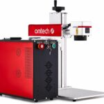 OMTech 60W Fiber Laser Marking Machine, LightBurn Compatible MOPA Laser Engraver with Red Dot Guide for Metal Color Marking, 7×7 Solid State Laser Etching Machine for Aluminum Steel Gold Jewelry More