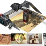 Atomstack P7 M40 Portable Laser Engraver by MKK, 4.5-5.5w Output Power Laser Cutter and Engraver Machine, Eye Protection 0.02mm²Laser Spot for Wood and Metal 7.8”x 7.8” (200*200 mm) Engraving Area