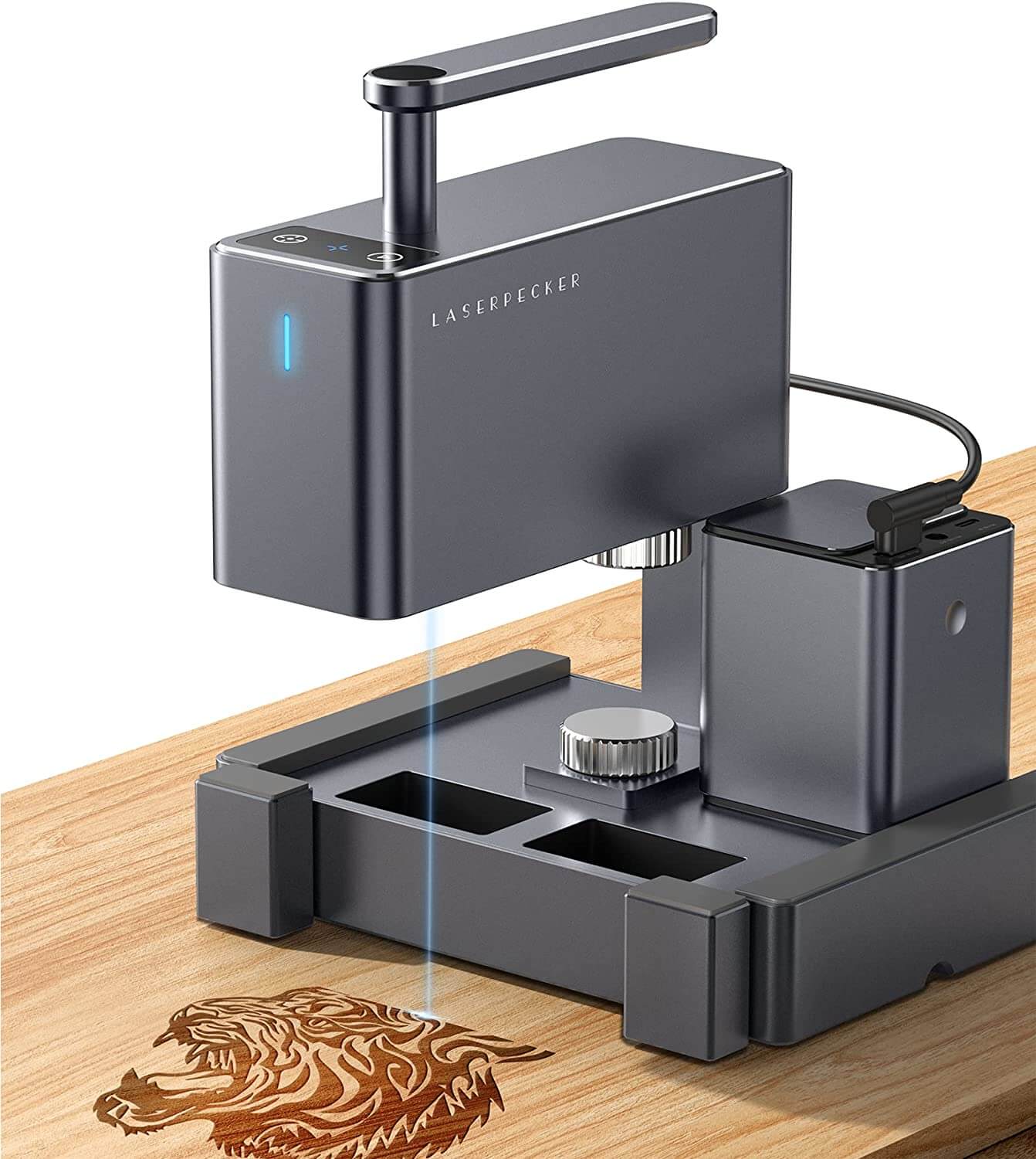 LaserPecker 2 Pro Laser Cutter/Engraver Bundle  3D Printing Supplies, 3D  Printers and Laser Engravers